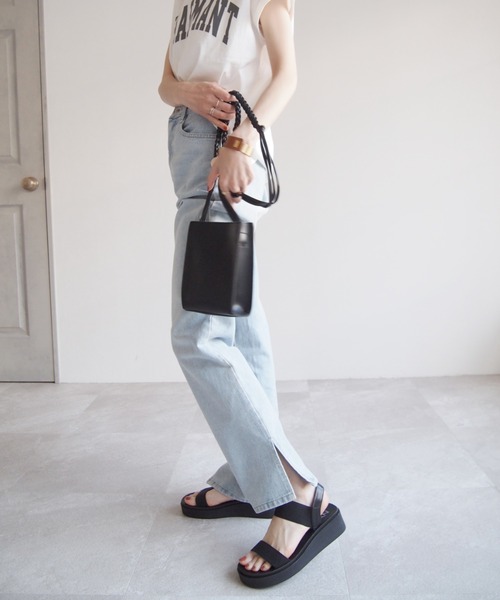 VIVIAN（ヴィヴィアン）の「サッ！と履ける厚底コンフォートバックバンドゴムサンダル（サンダル・レディース・ブラック/アイボリー/Moca/その他8/シルバー系その他7・LL/S/M/L）」の14枚目の写真