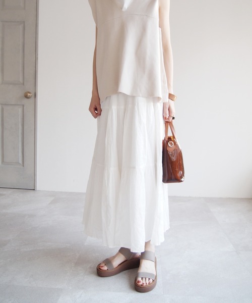 VIVIAN（ヴィヴィアン）の「サッ！と履ける厚底コンフォートバックバンドゴムサンダル（サンダル・レディース・ブラック/アイボリー/Moca/その他8/シルバー系その他7・LL/S/M/L）」の10枚目の写真