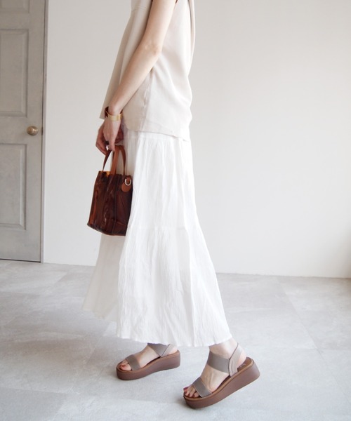 VIVIAN（ヴィヴィアン）の「サッ！と履ける厚底コンフォートバックバンドゴムサンダル（サンダル・レディース・ブラック/アイボリー/Moca/その他8/シルバー系その他7・LL/S/M/L）」の17枚目の写真