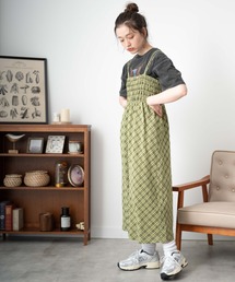 WEGO | WEGO/バイアスチェックシャーリングキャミワンピース(ワンピース)