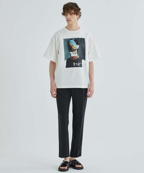 STUDIOUS（ステュディオス）の「ORANGE POOPLEグラフィックTEE