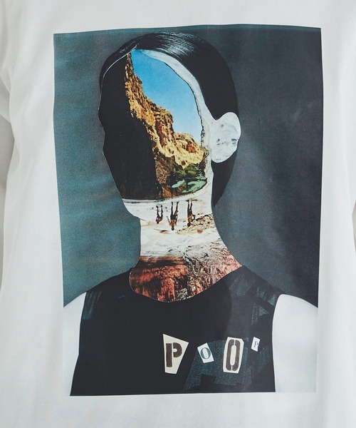 STUDIOUS（ステュディオス）の「ORANGE POOPLEグラフィックTEE