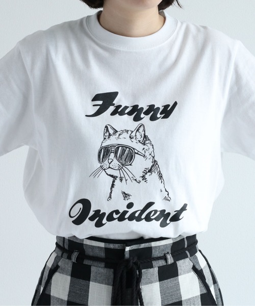 cepo(セポ)の「PHOT&CAT アソートモノクロTee(Tシャツ/カットソー・レディース・ベージュ/ブラック系その他/ホワイト系その他/オフホワイト・M)」の13枚目の写真