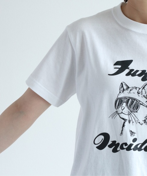 cepo(セポ)の「PHOT&CAT アソートモノクロTee(Tシャツ/カットソー・レディース・ベージュ/ブラック系その他/ホワイト系その他/オフホワイト・M)」の18枚目の写真