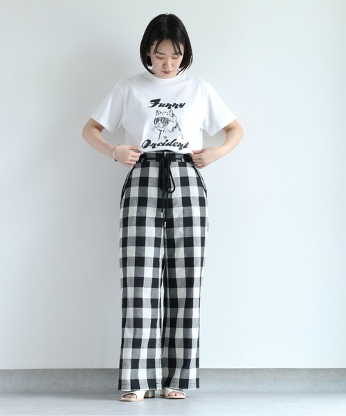 cepo(セポ)の「PHOT&CAT アソートモノクロTee(Tシャツ/カットソー・レディース・ベージュ/ブラック系その他/ホワイト系その他/オフホワイト・M)」の21枚目の写真