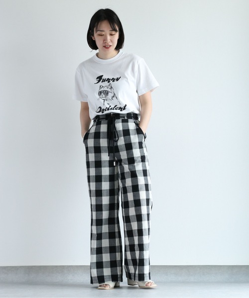 cepo(セポ)の「PHOT&CAT アソートモノクロTee(Tシャツ/カットソー・レディース・ベージュ/ブラック系その他/ホワイト系その他/オフホワイト・M)」の22枚目の写真