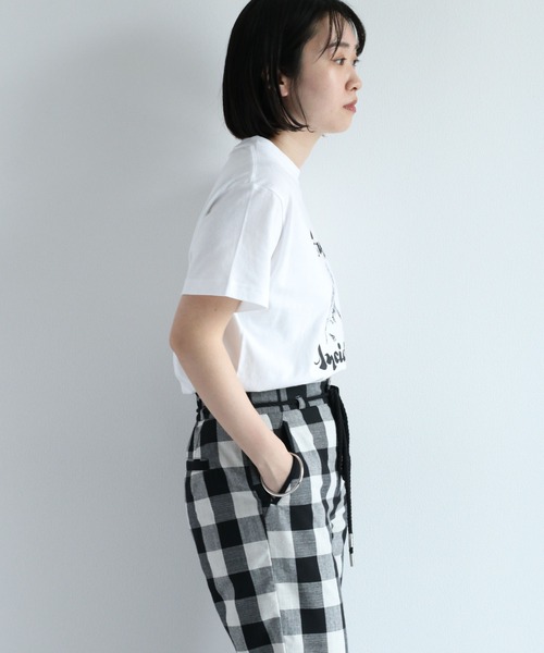 cepo(セポ)の「PHOT&CAT アソートモノクロTee(Tシャツ/カットソー・レディース・ベージュ/ブラック系その他/ホワイト系その他/オフホワイト・M)」の9枚目の写真