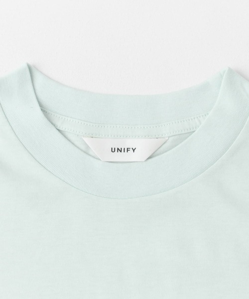 unify（ユニファイ）の「UNIFY　ロゴプリントTシャツ（Tシャツ/カットソー・レディース・ホワイト/ミント・FREE）」の8枚目の写真