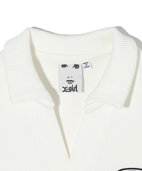 【X-girl】Baby Polo Top X-girl Baby Polo Shirt | Urban Outfitters Canada