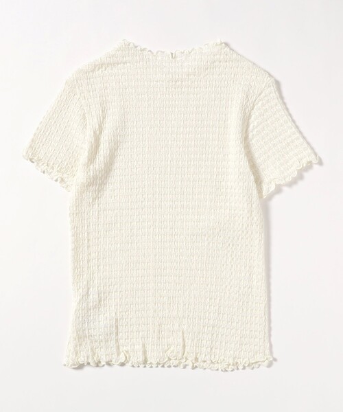 Ray BEAMS(レイビームス)の「Ray BEAMS / シュリンク メロー ボトルネック トップス(Tシャツ/カットソー・レディース・ホワイト/ブラック/ラベンダー・ONE SIZE)」の14枚目の写真