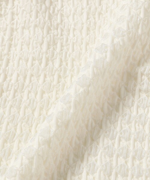 Ray BEAMS(レイビームス)の「Ray BEAMS / シュリンク メロー ボトルネック トップス(Tシャツ/カットソー・レディース・ホワイト/ブラック/ラベンダー・ONE SIZE)」の10枚目の写真