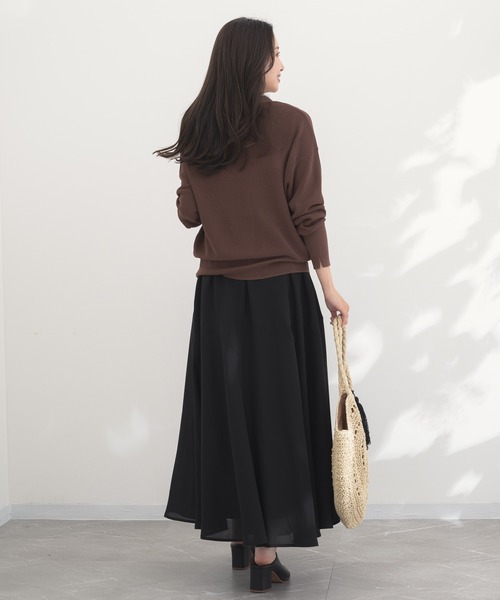 KATHARINE ROSS（キャサリンロス）の「【KATHARINE ROSS】アンサンブルニット（アンサンブル・レディース・アイボリー/ネイビー/ブラウン・MEDIUM）」の11枚目の写真