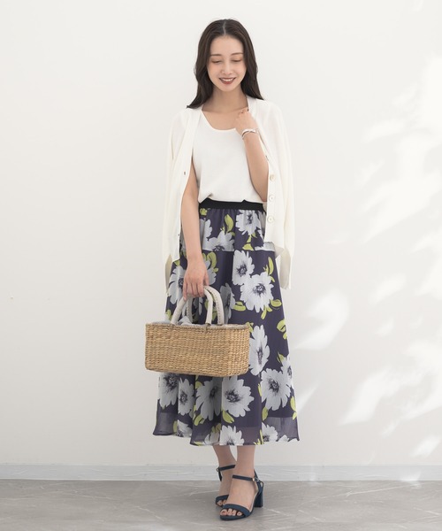 KATHARINE ROSS（キャサリンロス）の「【KATHARINE ROSS】アンサンブルニット（アンサンブル・レディース・アイボリー/ネイビー/ブラウン・MEDIUM）」の9枚目の写真