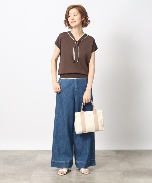 Lee（リー）の「【Lee別注】スクエアキャンバストート（トートバッグ・レディース・ライトベージュ/ガンメタ/ミント/ブラック系1/ブラック系7/ブラック系2/ダークグレー/ブラック/アイボリー系1/アイボリー系6/ベージュ系その他6/ブラック系3・00）」の22枚目の写真