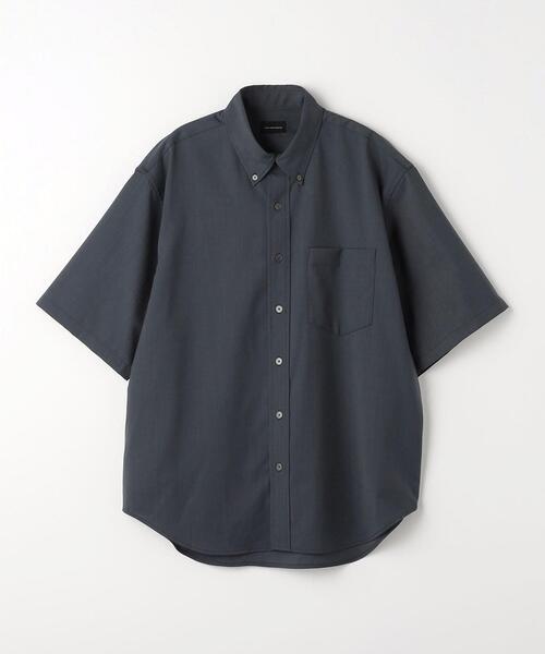 green label relaxing（グリーンレーベルリラクシング）の「TWウォッシャブルトロ ボタンダウン シャツ -ストレッチ・防シワ-（シャツ/ブラウス・メンズ・ライム/ダークグレー/ライラック・S/M/L/XL）」の10枚目の写真