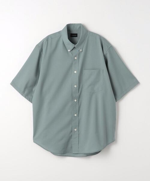 green label relaxing（グリーンレーベルリラクシング）の「TWウォッシャブルトロ ボタンダウン シャツ -ストレッチ・防シワ-（シャツ/ブラウス・メンズ・ライム/ダークグレー/ライラック・S/M/L/XL）」の16枚目の写真