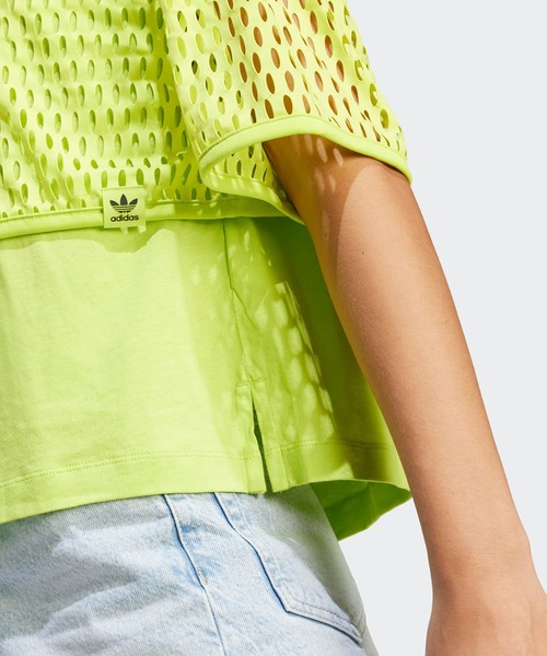 adidas（アディダス）の「ビッグロゴTシャツ / アディダスオリジナルス adidas Originals（Tシャツ/カットソー・レディース・ブラック/ホワイト/イエロー・LARGE/MEDIUM/SMALL/X-LARGE/X-SMALL/XX-LARGE）」の18枚目の写真