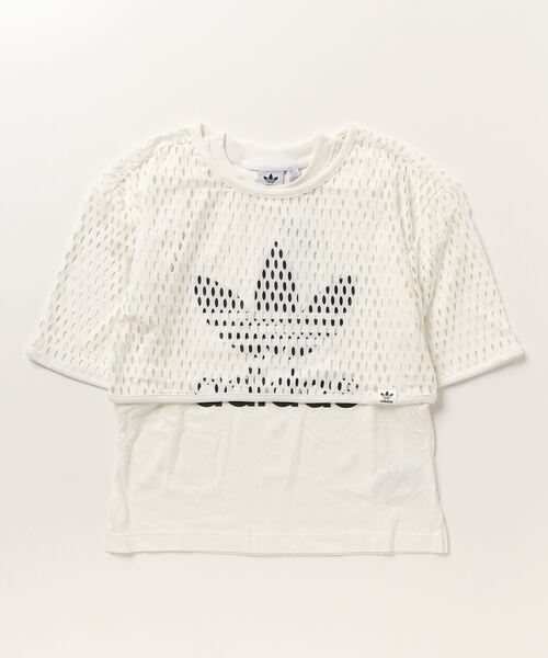 adidas（アディダス）の「ビッグロゴTシャツ / アディダスオリジナルス adidas Originals（Tシャツ/カットソー・レディース・ブラック/ホワイト/イエロー・LARGE/MEDIUM/SMALL/X-LARGE/X-SMALL/XX-LARGE）」の22枚目の写真