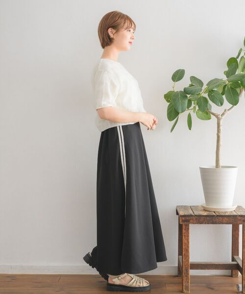 RETRO GIRL（レトロガール）の「チュール袖ボリュームCT（Tシャツ/カットソー・レディース・ピンク/ナチュラル/グリーン・FREE）」の5枚目の写真