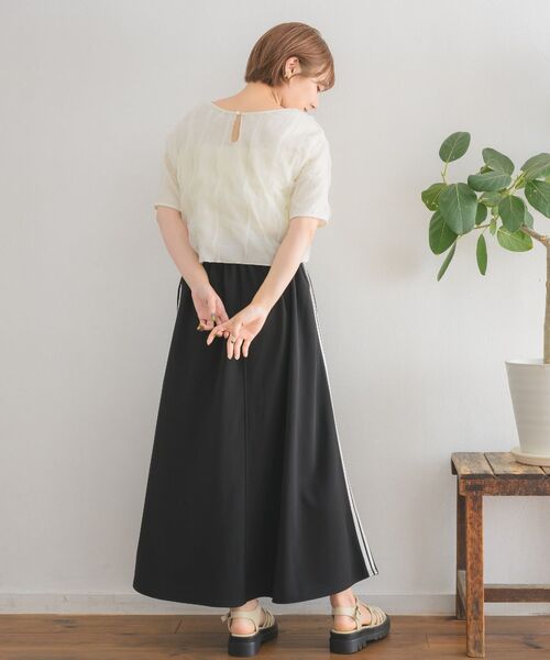 RETRO GIRL（レトロガール）の「チュール袖ボリュームCT（Tシャツ/カットソー・レディース・ピンク/ナチュラル/グリーン・FREE）」の7枚目の写真