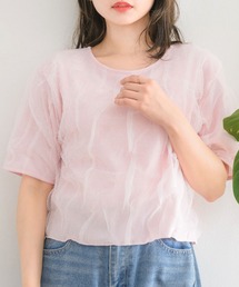 RETRO GIRL | チュール袖ボリュームCT(Tシャツ/カットソー)