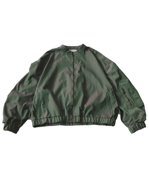 antiqua（アンティカ）の「シャンブレー生地MA-1（MA-1・レディース・ブラック/カーキ・FREE）」の22枚目の写真