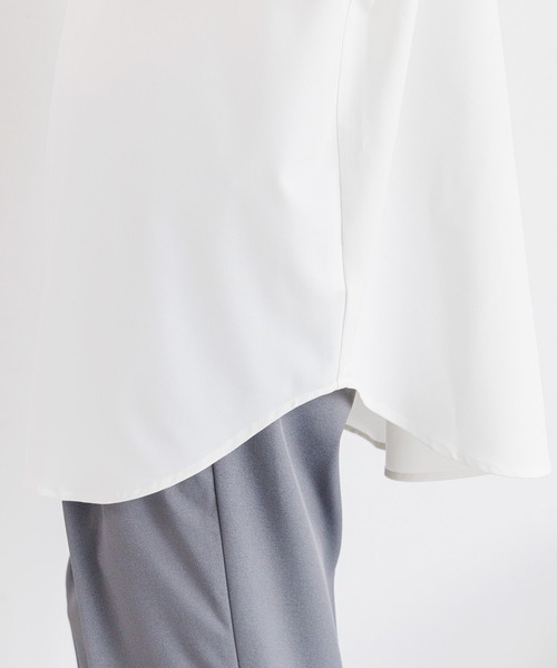 RAGEBLUE（レイジブルー）の「【LUXURY+EASY】LOOSE FLOWER EMBROIDERY SHIRTS /ラグイージーフラワー刺繍シャツ（シャツ/ブラウス・メンズ・ホワイト/ブラック/ブラウン/グレー・SMALL/MEDIUM/LARGE）」の6枚目の写真