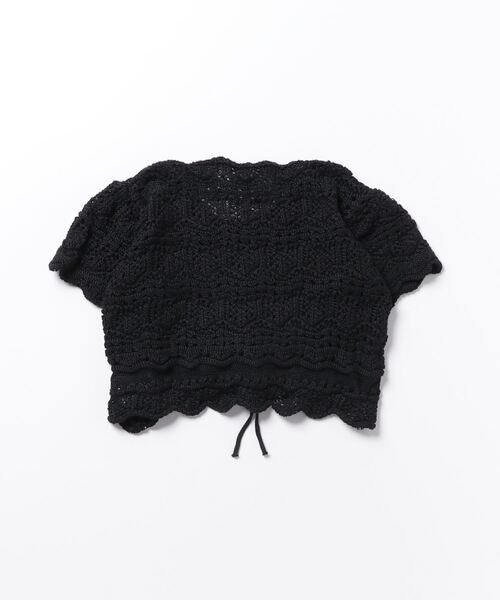 .KOM(ドットコム)の「A'GEM/9 × .kom『.kom/ドットケーオーエム』編みトップス(ニット/セーター・レディース・アイボリー/ライトピンク/ベージュ/ブラック/グリーン・FREE)」の16枚目の写真