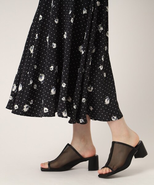 ESPERANZA(エスペランサ)の「◆ブロックヒールミュール【ESPERANZA_blanca】(サンダル・レディース・チョコ/ブラック系8/ブラック系2・L/S/M)」の11枚目の写真