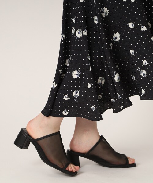 ESPERANZA(エスペランサ)の「◆ブロックヒールミュール【ESPERANZA_blanca】(サンダル・レディース・チョコ/ブラック系8/ブラック系2・L/S/M)」の9枚目の写真