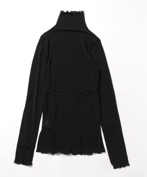 Lilamusant(リラミュゾン)の「/Lilamusant(リラミュゾン)/メローハイネックシアートップス(Tシャツ/カットソー・レディース・ライトブルー/ホワイト/ピンク/サックスブルー/グレー/ローズ/グリーン/ブラック/アイボリー/ダークブラウン/ブルー/ライトグレー/オレンジ/パープル・FREE)」の17枚目の写真