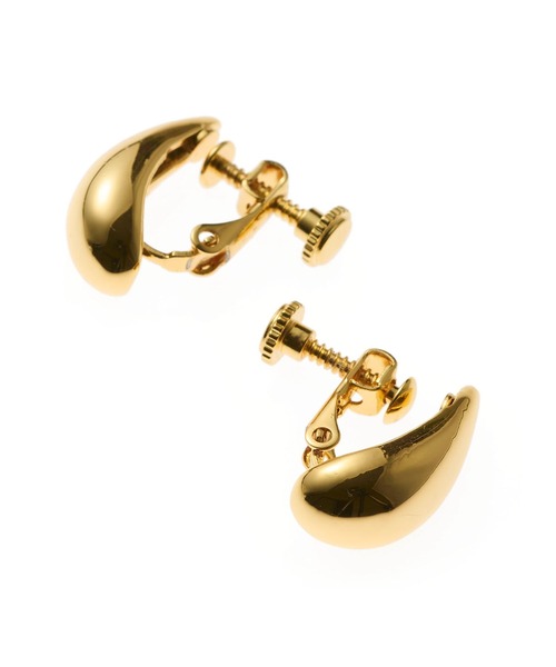 CENE（セネ）の「【CENE】セネ/ドロップフープイヤリング（イヤリング・レディース・シルバー/ゴールド・FREE）」の9枚目の写真