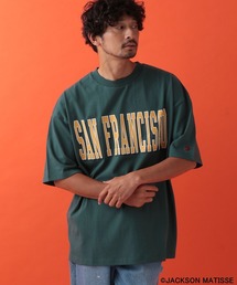 【JACKSON MATISSE(ジャクソンマティス)×BAYFLOW】チームプリント5分袖Tシャツ