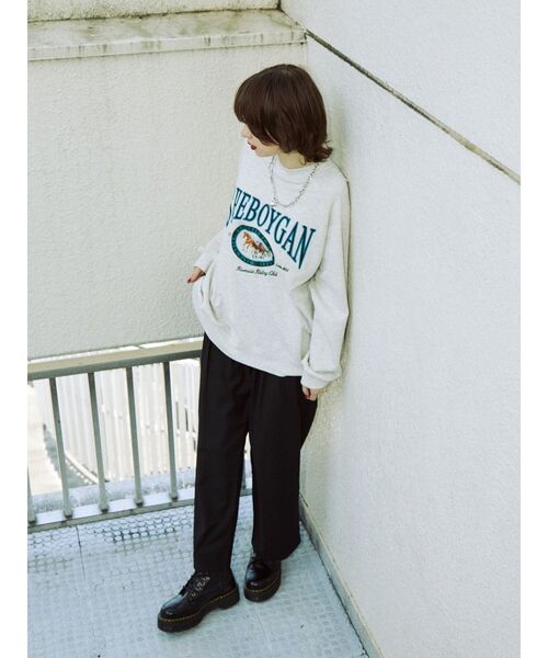 jouetie(ジュエティ)の「ワイドタックパンツ(その他パンツ・レディース・グレー/ブラック/ボルドー・MEDIUM)」の11枚目の写真