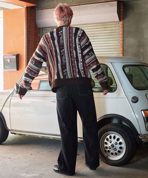 PBLIM（ページボーイリム）の「PBLIM/３Dマルチカラーニット（ニット/セーター・レディース・ブラウン系その他/ブラック系その他・FREE）」の10枚目の写真