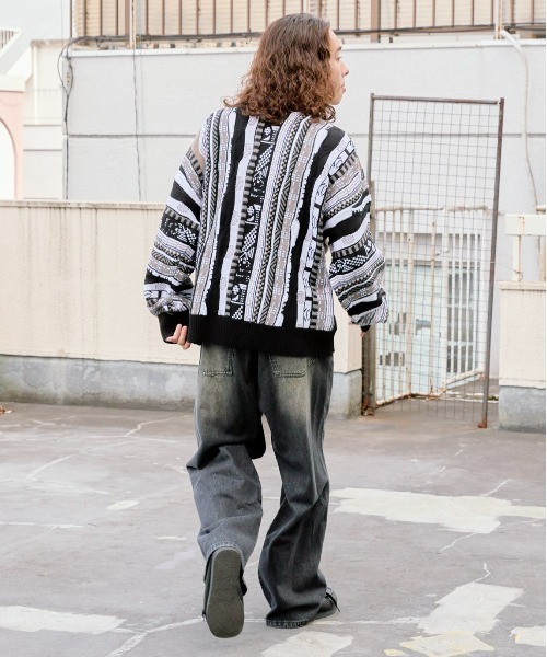 PBLIM（ページボーイリム）の「PBLIM/３Dマルチカラーニット（ニット/セーター・レディース・ブラウン系その他/ブラック系その他・FREE）」の21枚目の写真