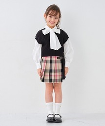 kate spade new york kids（ケイトスペードニューヨーク）の「インファント・トドラー チェックラップキュロットスカート（その他パンツ・キッズ）」