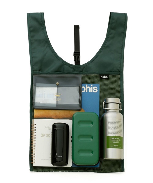 Nahe（ネーエ）の「nahe SHOPPER ネーエ ショッパー マルシェバッグ エコバッグ メッシュ トート 折りたたみ M（エコバッグ/サブバッグ・レディース・ブルー/ブラック/レッド/グリーン/ベージュ/イエロー/ライトブルー・FREE）」の15枚目の写真