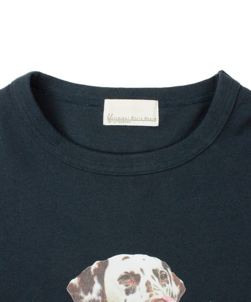 Universal Style Wear（ユニバーサルスタイルウェア）の「Universal Style Wear パロディ Tシャツ（Tシャツ/カットソー・メンズ・ベビーピンク/ネイビー/オフホワイト/チャコールグレー・LARGE/X-LARGE/MEDIUM）」の12枚目の写真