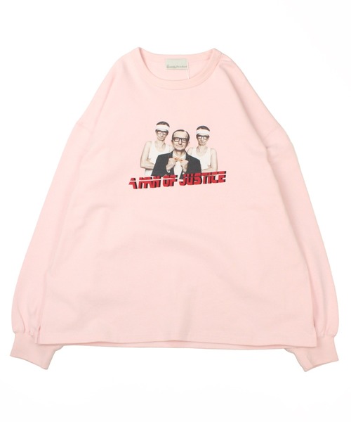 Universal Style Wear（ユニバーサルスタイルウェア）の「Universal Style Wear パロディ Tシャツ（Tシャツ/カットソー・メンズ・ベビーピンク/ネイビー/オフホワイト/チャコールグレー・LARGE/X-LARGE/MEDIUM）」の20枚目の写真