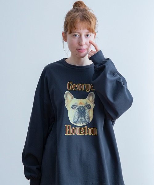 Universal Style Wear（ユニバーサルスタイルウェア）の「Universal Style Wear パロディ Tシャツ（Tシャツ/カットソー・メンズ・ベビーピンク/ネイビー/オフホワイト/チャコールグレー・LARGE/X-LARGE/MEDIUM）」の7枚目の写真
