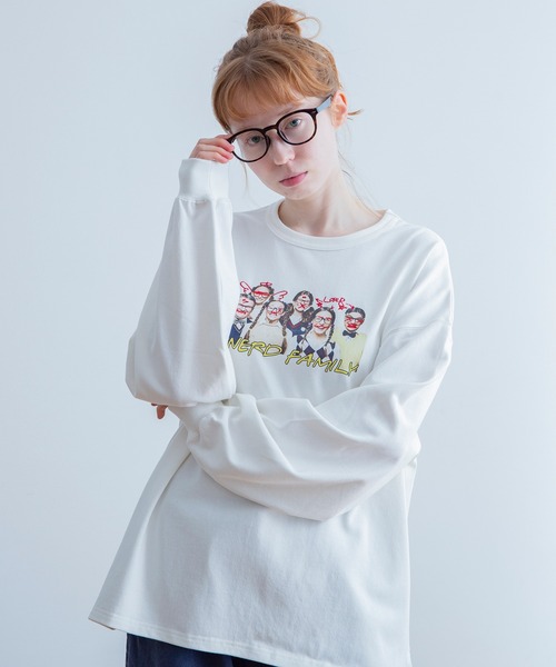 Universal Style Wear（ユニバーサルスタイルウェア）の「Universal Style Wear パロディ Tシャツ（Tシャツ/カットソー・メンズ・ベビーピンク/ネイビー/オフホワイト/チャコールグレー・LARGE/X-LARGE/MEDIUM）」の6枚目の写真