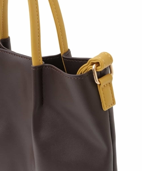 a.v.v(アーヴェヴェ)の「シンプルミニショルダー(ショルダーバッグ・レディース・ブラック/ブラウン/ライトグレー・38)」の15枚目の写真