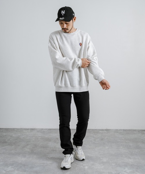 Rocky Monroe(ロッキーモンロー)の「強ストレッチ(twill weave) 裏起毛 6ポケットスキニーパンツ 無地/グレンチェック(チノパンツ・メンズ・チャコールグレー/オフホワイト/ブラック/カーキ/ベージュ/ネイビー・M/L/LL)」の13枚目の写真