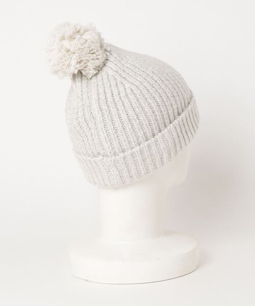 GAP（ギャップ）の「Lurex(R) ポンポンビーニー（ニットキャップ/ビーニー・レディース・ブラック/ライトグレー・ONE SIZE）」の5枚目の写真