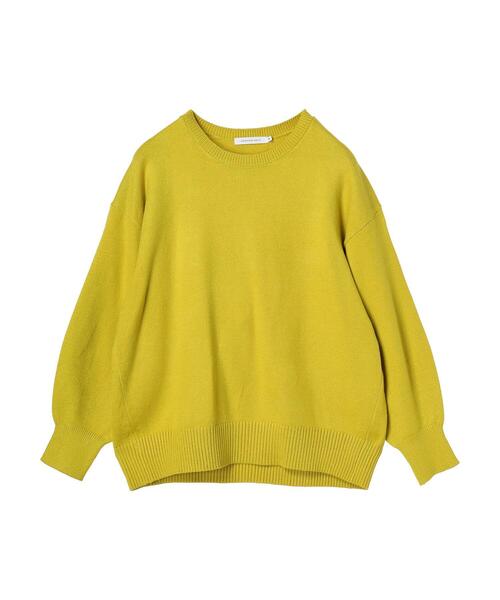 AMERICAN HOLIC（アメリカンホリック）の「バイパチ袖ボリュームニットプルオーバー（ニット/セーター・レディース・アイボリー/ブラック/ブルー/イエロー/ライトグレー系2/レッド・M/L）」の10枚目の写真