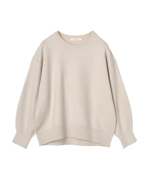 AMERICAN HOLIC（アメリカンホリック）の「バイパチ袖ボリュームニットプルオーバー（ニット/セーター・レディース・アイボリー/ブラック/ブルー/イエロー/ライトグレー系2/レッド・M/L）」の18枚目の写真