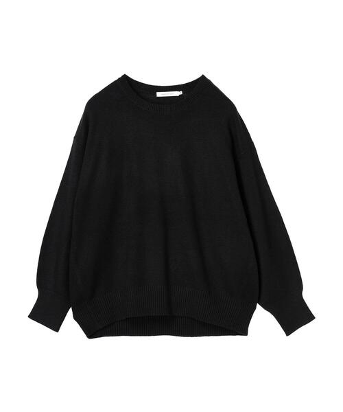 AMERICAN HOLIC（アメリカンホリック）の「バイパチ袖ボリュームニットプルオーバー（ニット/セーター・レディース・アイボリー/ブラック/ブルー/イエロー/ライトグレー系2/レッド・M/L）」の20枚目の写真