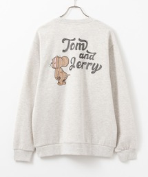 Tom＆Jerry（トムアンドジェリー）の「Tom and Jerry トムとジェリー 発泡プリントトレーナー（スウェット・メンズ）」
