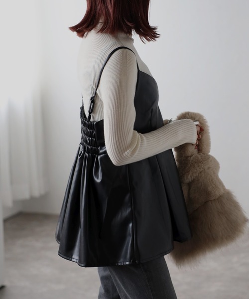 COACH - 極美品　タグ付き　COACH コーチ　リボン　ビスチェ　ペプラム　キャミソール 極美品 タグ付き COACH コーチ リボン ビスチェ ペプラム